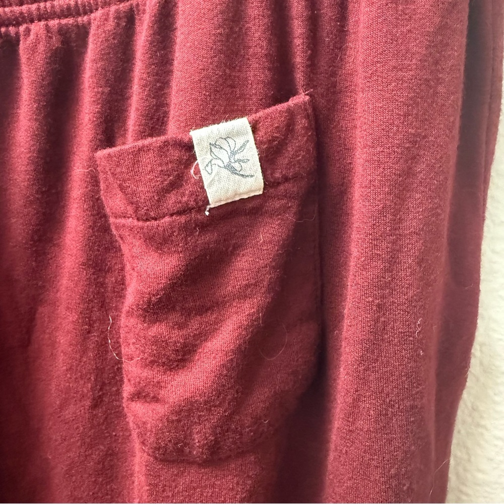 Magnolia Burgundy Lounge Set Hoodie & Jogger Pants XL Cozy Casual - Picture 13 of 16